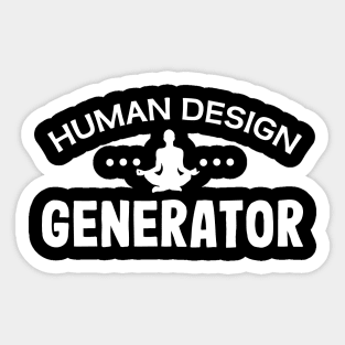 Human design generator Sticker